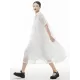 Original Solid Color Hollow See-Through Thin Midi Dress Original Solid Color Hollow See-Through Thin Midi Dress
