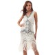Evening H-Line Beads Sequined Tasseled Midi Dresses Evening H-Line Beads Sequined Tasseled Midi Dresses