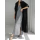 Simple Long Sleeves Split-Side Solid Color Lapel Midi Dresses Shirt Dress Simple Long Sleeves Split-Side Solid Color Lapel Midi Dresses Shirt Dress
