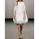 Elegant Feather Panel Dress Long Evening Dress Elegant Feather Panel Dress Long Evening Dress