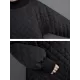 Casual Long Sleeves A-Line Rhombic Falbala High-Neck Midi Dresses Casual Long Sleeves A-Line Rhombic Falbala High-Neck Midi Dresses