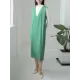 Casual A-Line Sleeveless Solid Color V-Neck Midi Dresses Casual A-Line Sleeveless Solid Color V-Neck Midi Dresses