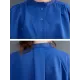 Loose Puff Sleeves Solid Color Stand Collar Midi Dresses Loose Puff Sleeves Solid Color Stand Collar Midi Dresses