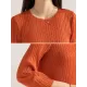 Pleated Solid Color Irregular clipping Loose Round-neck Midi Dresses Pleated Solid Color Irregular clipping Loose Round-neck Midi Dresses