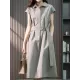 Bandage Solid Color Plus Size Short Sleeves Lapel Midi Dresses Bandage Solid Color Plus Size Short Sleeves Lapel Midi Dresses