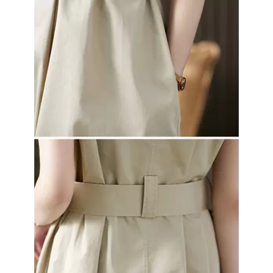 Bandage Solid Color Plus Size Short Sleeves Lapel Midi Dresses Bandage Solid Color Plus Size Short Sleeves Lapel Midi Dresses