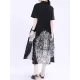 Contrast Color Drawstring Printed Tied Waist Loose Short Sleeves Lapel Shirt Dress Midi Dresses Contrast Color Drawstring Printed Tied Waist Loose Short Sleeves Lapel Shirt Dress Midi Dresses