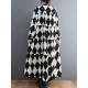 Buttoned Plaid A-Line Long Sleeves Polo Midi Dresses Buttoned Plaid A-Line Long Sleeves Polo Midi Dresses