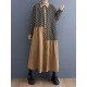 Asymmetric Buttoned Pleated Printed Split-Joint A-Line Long Sleeves Lapel Midi Dresses Asymmetric Buttoned Pleated Printed Split-Joint A-Line Long Sleeves Lapel Midi Dresses
