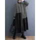 Asymmetric Buttoned Pleated Printed Split-Joint A-Line Long Sleeves Lapel Midi Dresses Asymmetric Buttoned Pleated Printed Split-Joint A-Line Long Sleeves Lapel Midi Dresses