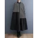 Asymmetric Buttoned Pleated Printed Split-Joint A-Line Long Sleeves Lapel Midi Dresses Asymmetric Buttoned Pleated Printed Split-Joint A-Line Long Sleeves Lapel Midi Dresses