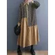 Asymmetric Buttoned Pleated Printed Split-Joint A-Line Long Sleeves Lapel Midi Dresses Asymmetric Buttoned Pleated Printed Split-Joint A-Line Long Sleeves Lapel Midi Dresses