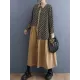 Asymmetric Buttoned Pleated Printed Split-Joint A-Line Long Sleeves Lapel Midi Dresses Asymmetric Buttoned Pleated Printed Split-Joint A-Line Long Sleeves Lapel Midi Dresses