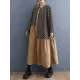 Asymmetric Buttoned Pleated Printed Split-Joint A-Line Long Sleeves Lapel Midi Dresses Asymmetric Buttoned Pleated Printed Split-Joint A-Line Long Sleeves Lapel Midi Dresses
