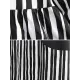 Buttoned Split-Joint Striped Long Sleeves Loose Mock Neck Midi Dresses Buttoned Split-Joint Striped Long Sleeves Loose Mock Neck Midi Dresses