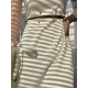 Detachable Hollow Split-Joint A-Line High Waisted Mock Neck Midi Dresses Detachable Hollow Split-Joint A-Line High Waisted Mock Neck Midi Dresses