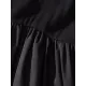 Elasticity Hollow Solid Color Split-Joint A-Line Long Sleeves Round-Neck Midi Dresses Elasticity Hollow Solid Color Split-Joint A-Line Long Sleeves Round-Neck Midi Dresses