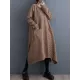 Pockets Printed Split-Joint Split-Side Long Sleeves Loose Round-Neck Midi Dresses Pockets Printed Split-Joint Split-Side Long Sleeves Loose Round-Neck Midi Dresses