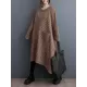 Pockets Printed Split-Joint Split-Side Long Sleeves Loose Round-Neck Midi Dresses Pockets Printed Split-Joint Split-Side Long Sleeves Loose Round-Neck Midi Dresses