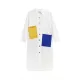 Long Sleeves Loose Asymmetric Buttoned Contrast Color Pockets Lapel Midi Dresses Shirt Dress Long Sleeves Loose Asymmetric Buttoned Contrast Color Pockets Lapel Midi Dresses Shirt Dress