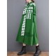 Asymmetric Buttoned Polka-Dot A-Line Long Sleeves Lapel Midi Dresses Asymmetric Buttoned Polka-Dot A-Line Long Sleeves Lapel Midi Dresses