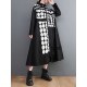 Asymmetric Buttoned Polka-Dot A-Line Long Sleeves Lapel Midi Dresses Asymmetric Buttoned Polka-Dot A-Line Long Sleeves Lapel Midi Dresses