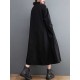 Asymmetric Buttoned Polka-Dot A-Line Long Sleeves Lapel Midi Dresses Asymmetric Buttoned Polka-Dot A-Line Long Sleeves Lapel Midi Dresses