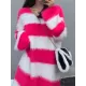 Striped Long Sleeves Loose V-Neck Midi Dresses Knit Dresses Striped Long Sleeves Loose V-Neck Midi Dresses Knit Dresses