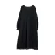 Jacquard Bishop Sleeve Long Sleeves V-Neck Midi Dresses Jacquard Bishop Sleeve Long Sleeves V-Neck Midi Dresses
