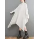 Asymmetric Buttoned Pockets Solid Color A-Line High-Low Lapel Shirt Dress Midi Dresses Asymmetric Buttoned Pockets Solid Color A-Line High-Low Lapel Shirt Dress Midi Dresses