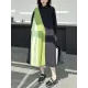 Long Sleeves Loose Asymmetric Buttoned Contrast Color Split-Joint Lapel Midi Dresses Shirt Dress Long Sleeves Loose Asymmetric Buttoned Contrast Color Split-Joint Lapel Midi Dresses Shirt Dress
