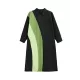 Long Sleeves Loose Asymmetric Buttoned Contrast Color Split-Joint Lapel Midi Dresses Shirt Dress Long Sleeves Loose Asymmetric Buttoned Contrast Color Split-Joint Lapel Midi Dresses Shirt Dress