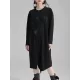 Asymmetric Three-Dimensional Flower High-Low Long Sleeves Round-Neck Midi Dresses Asymmetric Three-Dimensional Flower High-Low Long Sleeves Round-Neck Midi Dresses