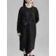 Asymmetric Three-Dimensional Flower High-Low Long Sleeves Round-Neck Midi Dresses Asymmetric Three-Dimensional Flower High-Low Long Sleeves Round-Neck Midi Dresses