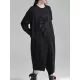 Asymmetric Three-Dimensional Flower High-Low Long Sleeves Round-Neck Midi Dresses Asymmetric Three-Dimensional Flower High-Low Long Sleeves Round-Neck Midi Dresses