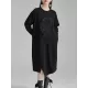 Asymmetric Three-Dimensional Flower High-Low Long Sleeves Round-Neck Midi Dresses Asymmetric Three-Dimensional Flower High-Low Long Sleeves Round-Neck Midi Dresses