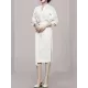 See-Through Split-Joint Split-Side Tied Waist Long Sleeves Loose V-Neck Shirt Dress Midi Dresses See-Through Split-Joint Split-Side Tied Waist Long Sleeves Loose V-Neck Shirt Dress Midi Dresses