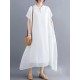 Original Solid Lapel Frenum Dress Original Solid Lapel Frenum Dress
