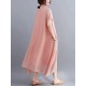 Original Solid Lapel Frenum Dress Original Solid Lapel Frenum Dress