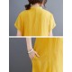 Original Solid Lapel Frenum Dress Original Solid Lapel Frenum Dress