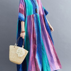 Original Printed Round-Neck Dress
