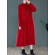 Original Solid High-Neck Knitting Dress Original Solid High-Neck Knitting Dress
