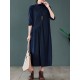 Original Solid High-Neck Knitting Dress Original Solid High-Neck Knitting Dress
