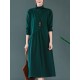 Original Solid High-Neck Knitting Dress Original Solid High-Neck Knitting Dress