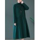 Original Solid High-Neck Knitting Dress Original Solid High-Neck Knitting Dress