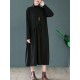 Original Solid High-Neck Knitting Dress Original Solid High-Neck Knitting Dress