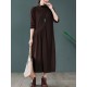 Original Solid High-Neck Knitting Dress Original Solid High-Neck Knitting Dress