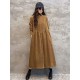 Original Solid Corduroy Lapel Dress Original Solid Corduroy Lapel Dress