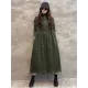 Original Solid Corduroy Lapel Dress Original Solid Corduroy Lapel Dress