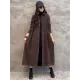 Original Solid Corduroy Lapel Dress Original Solid Corduroy Lapel Dress